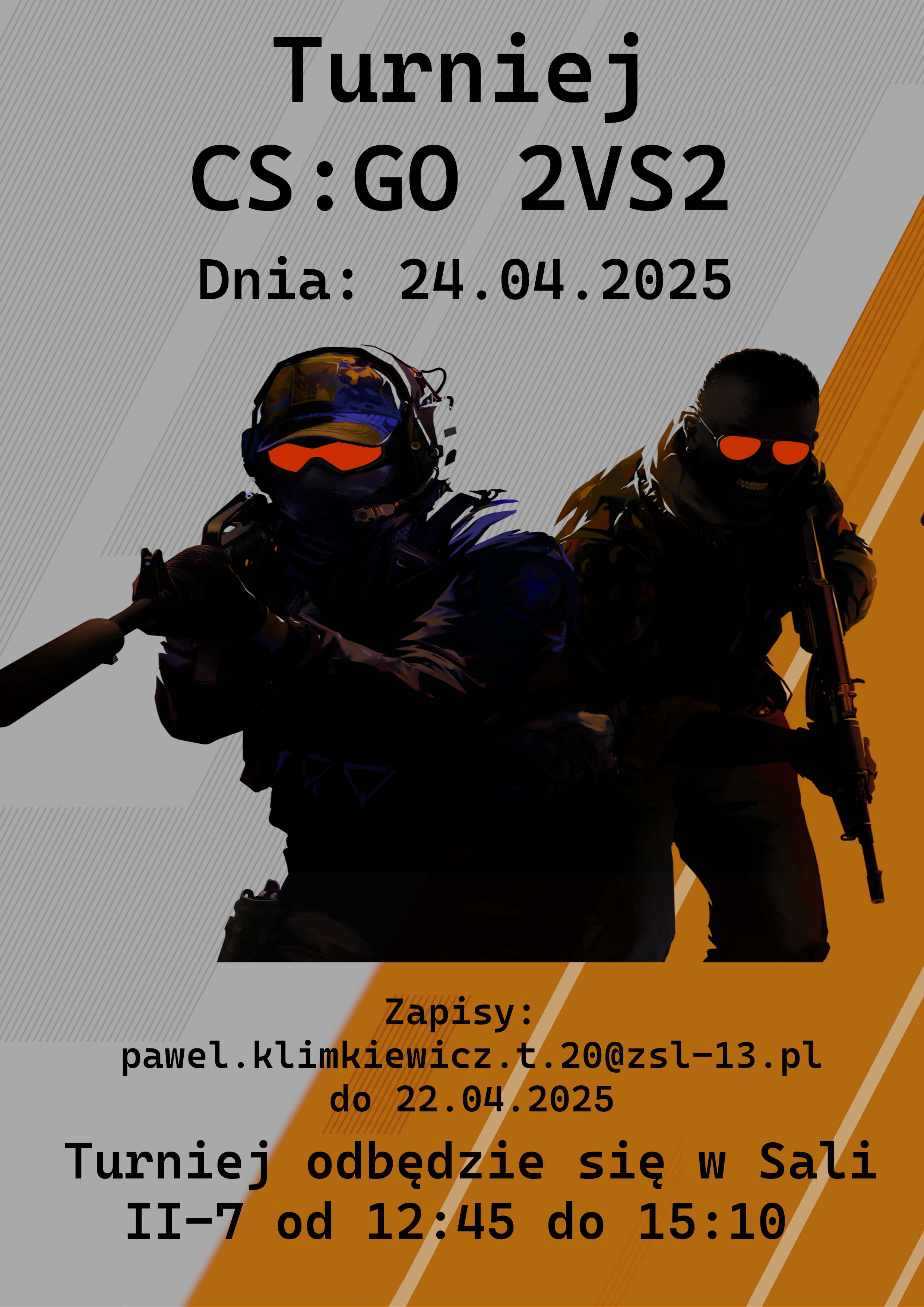Plakat turniej CSGO
