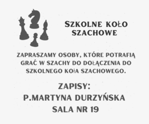 Szkolne koło szachowe w zsl