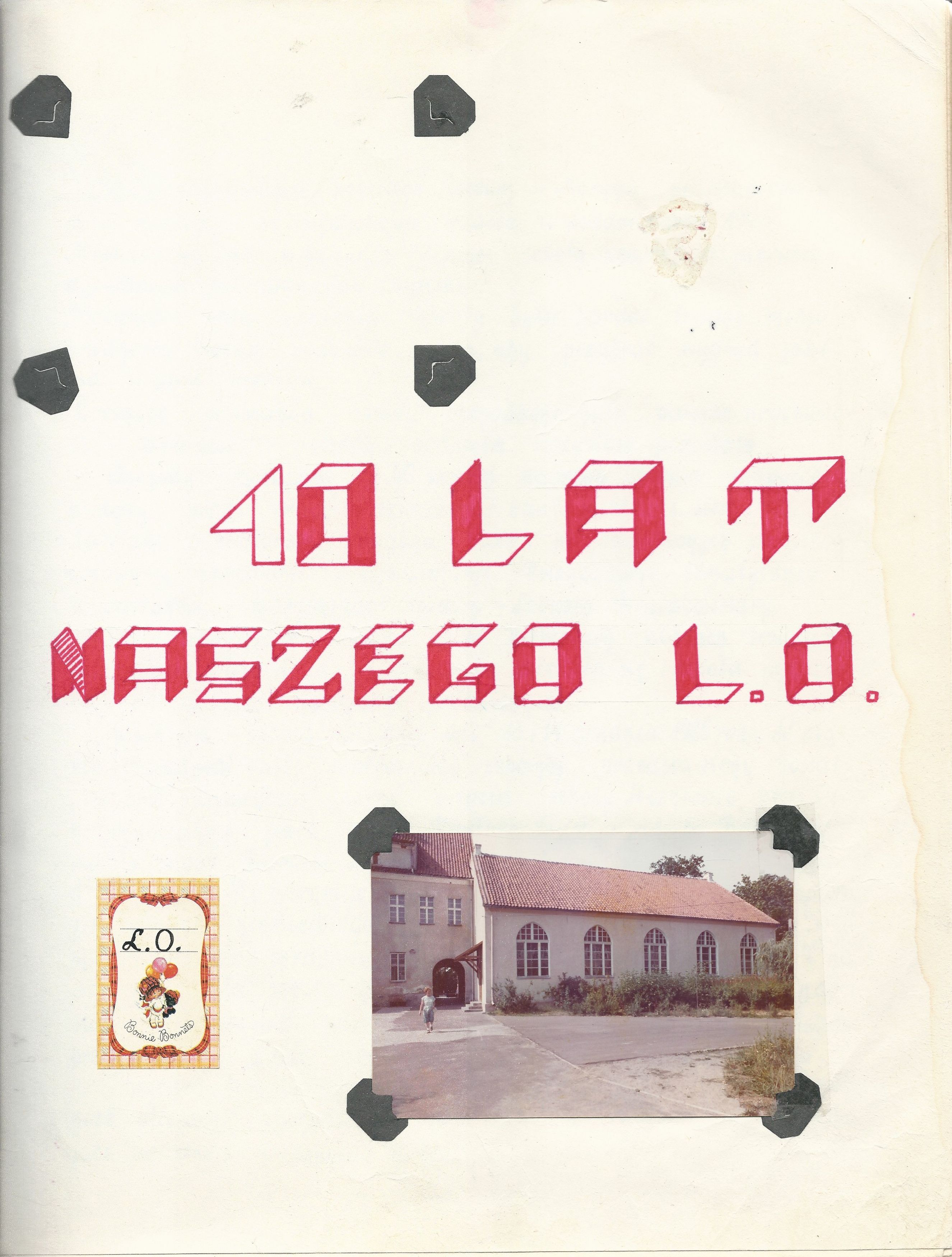 strona tytułowa - 40 lat